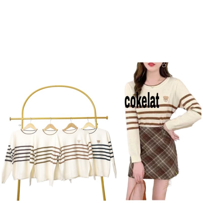 ATASAN RAJUT LENGAN PANJANG IMPORT