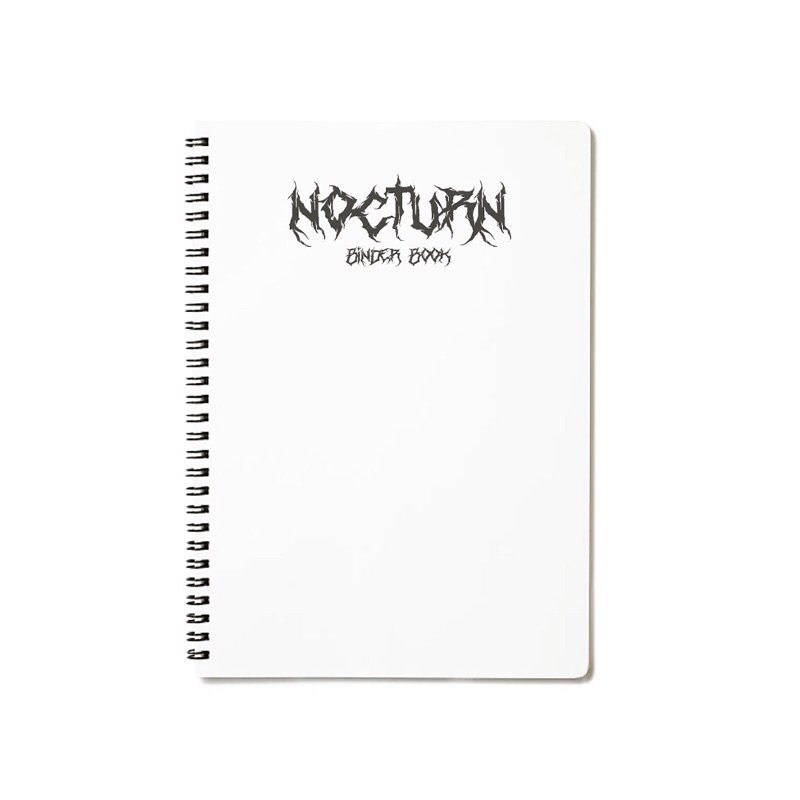 

NOCTURN binder book article 001 size B5 White buku binder