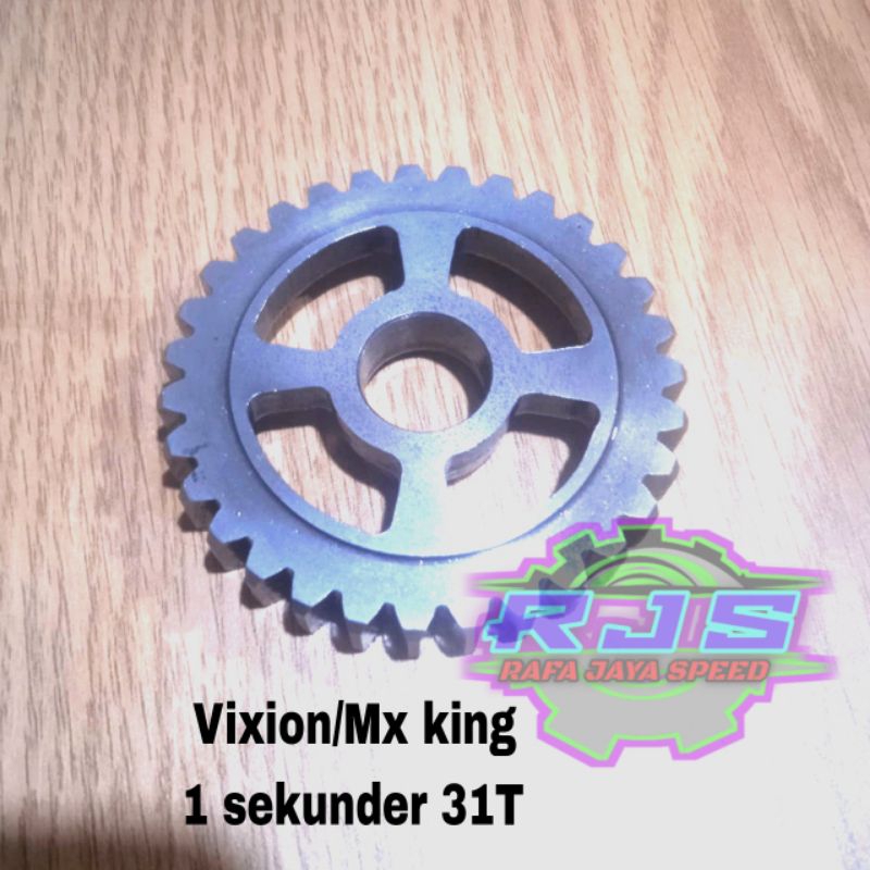 rasio racing jupiter mx new(5speed) mx king/vixion gigi 1 sekunder 31T