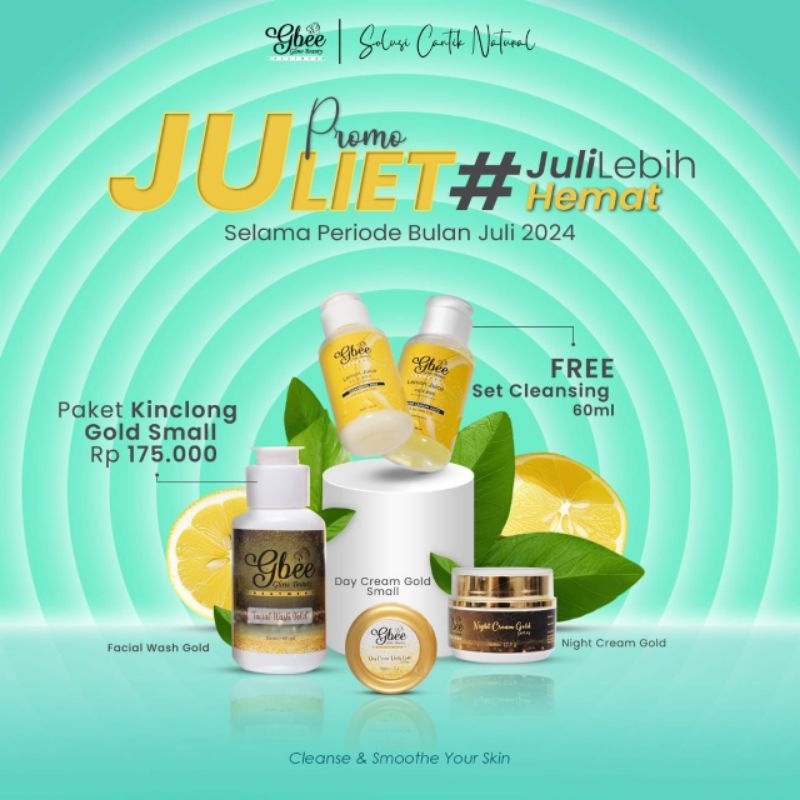 Gbee Glow Beauty Paket Kinclong Gold Small Gbee Glow Beauty Treatment