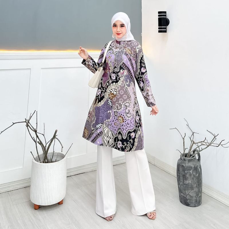 Batik wanita Atasan wanita batik kantor batik pekalongan