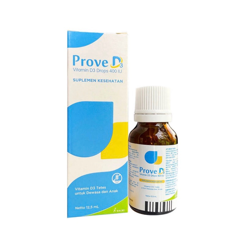 ORIGINAL Vitamin prove D anak/Prove D3 drop, vitamin tetes anak kalbe garansi ori 100%