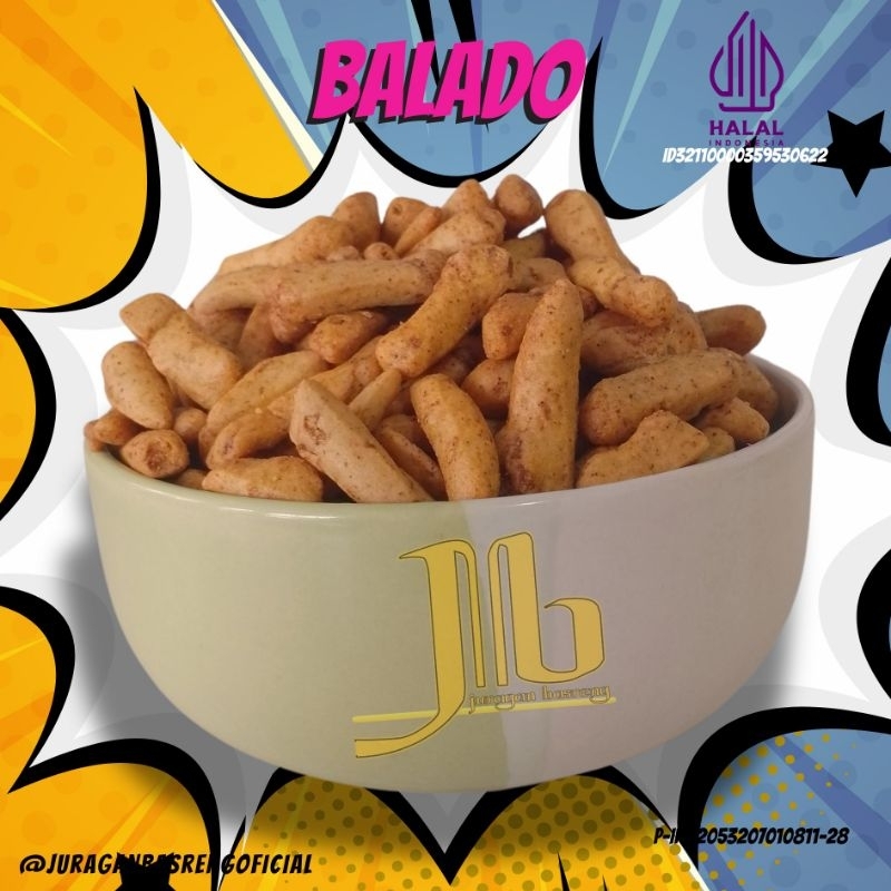 

Basreng Stik Balado 500gr Juragan Basreng