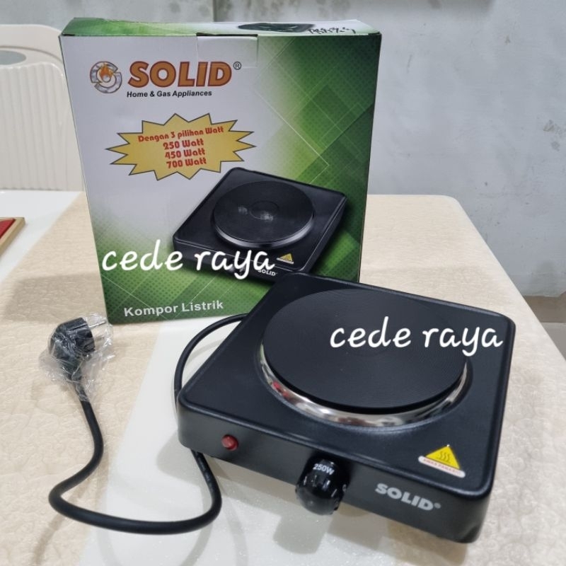 kompor listrik solid sl-thp73-wl daya 250-700 watt