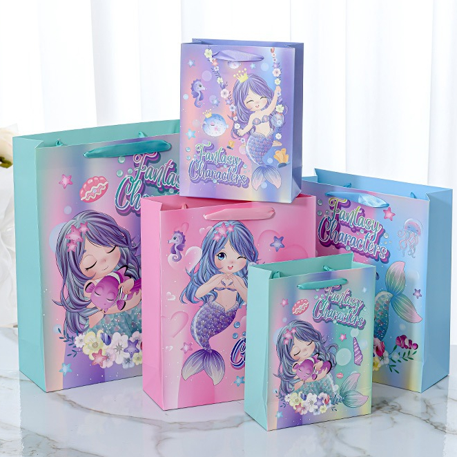 

Paperbag Birthday MERMAID - Shopping Bag - Paper bag Parfum Fashion Ulang Tahun