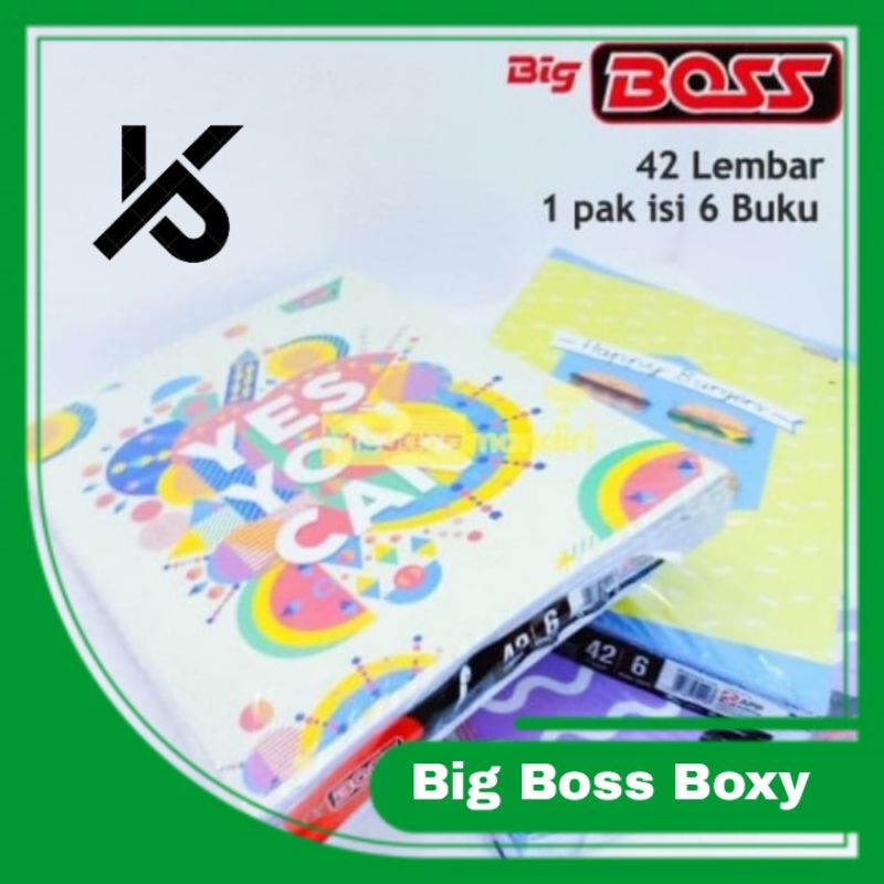 

BUKU TULIS BIGBOSS 42 LEMBAR - ISI 6 PCS