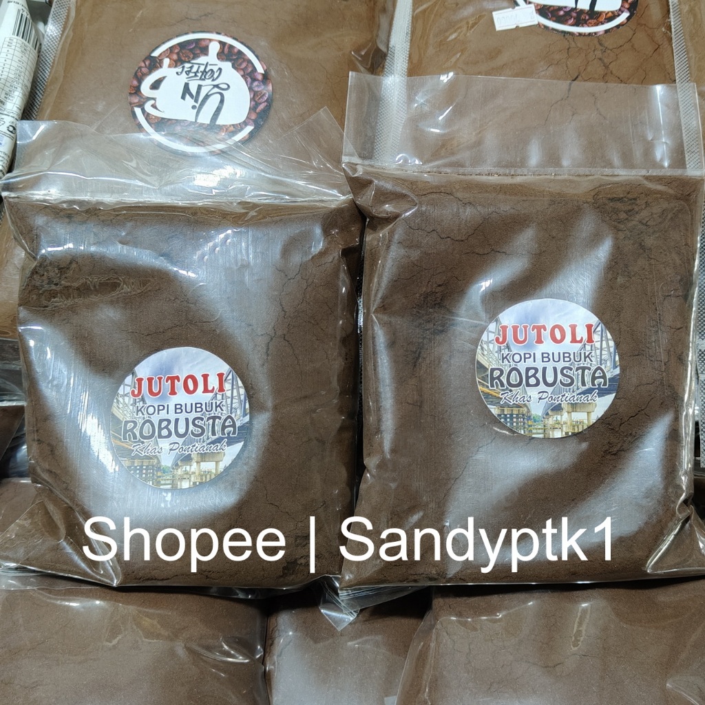 

Kopi Bubuk Robusta Jutoli Coffee Khas Pontianak