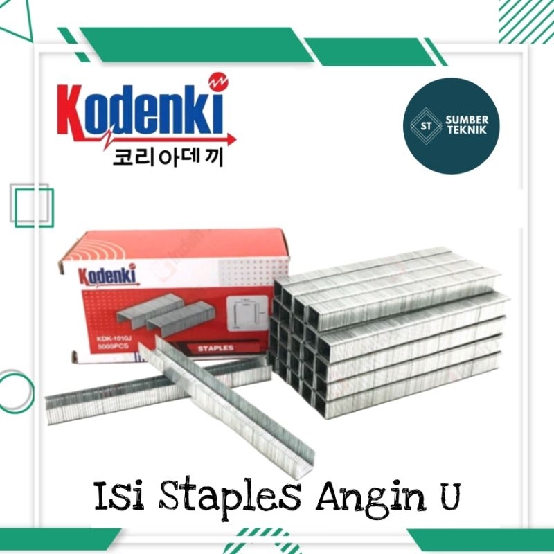 

KODENKI 1006 1008 1010 1013 1016 J Isi Stapler 6 8 10 13 16 mm Staples Paku Tembak Angin U 1006J 1008J 1010J 1013J 1016J