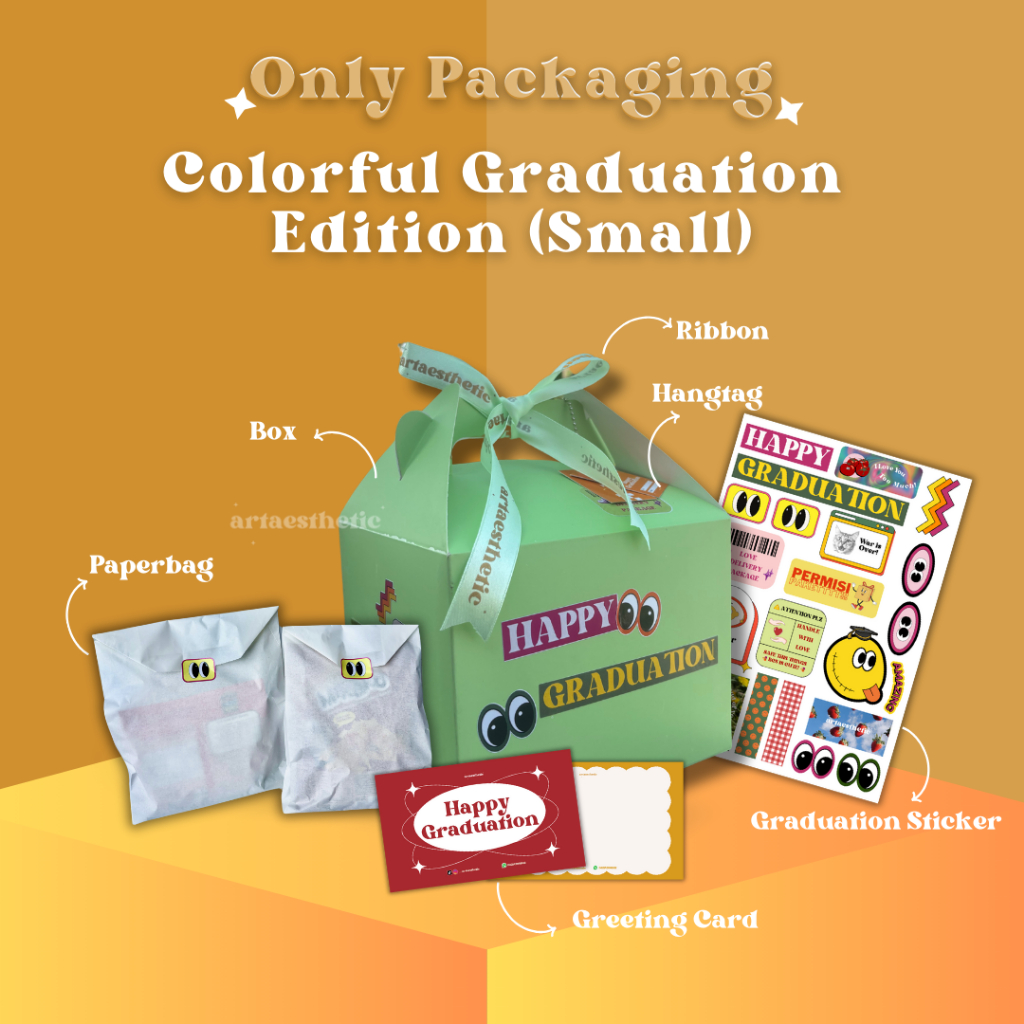 

[SMALL ONLY PACKAGING] Giftbox Tanpa Snack | Graduation | Birthday | Anniversary | Universal by artaesthetic