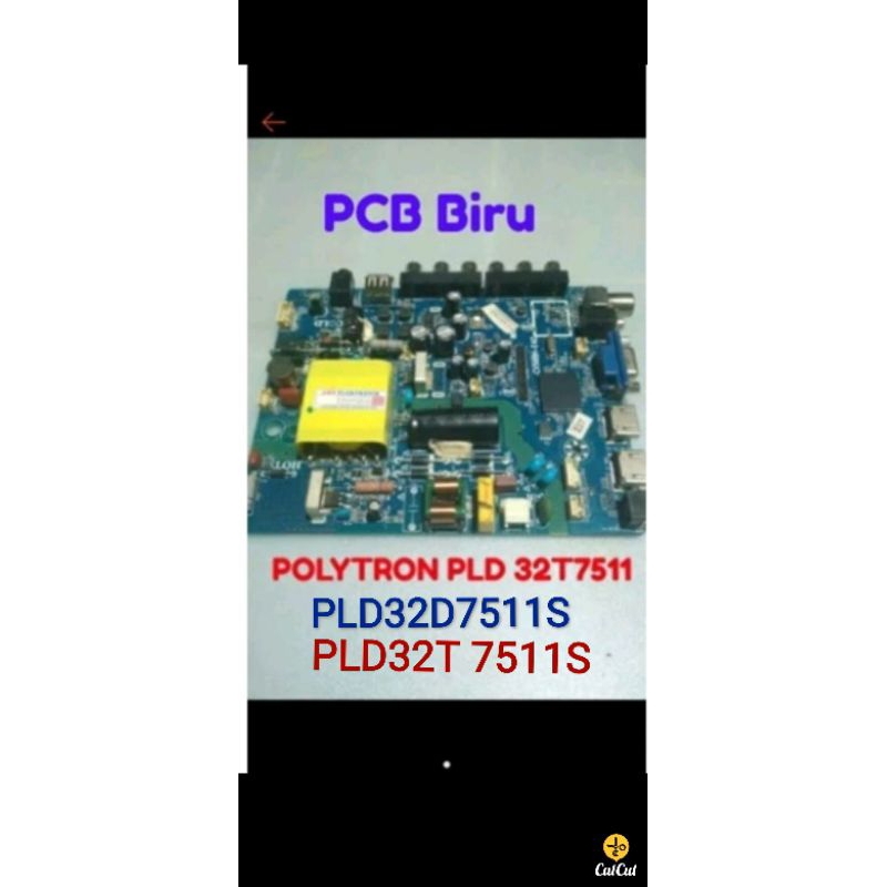 MB Mainboard Motherboard mobo Board Polytron PLD32D7511 PLD32T7511 PLD32D7511E PLD32T7511S 32D7511 3