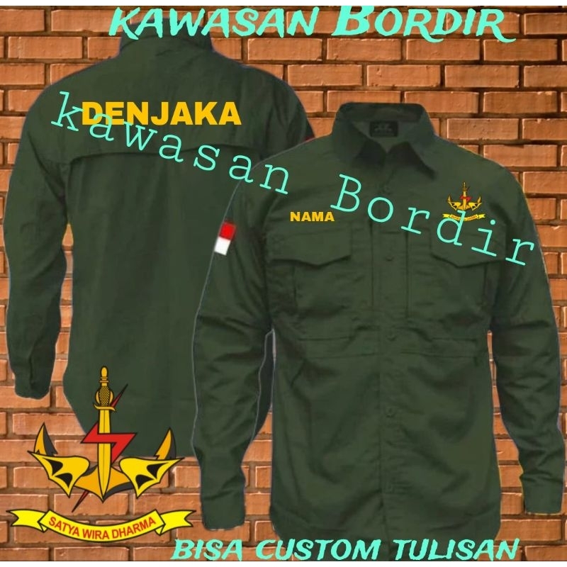Terbaru kemeja tactikal DENJAKA seragam tactikal DENJAKA baju tactikal DENJAKA  kemeja mtac DENJAKA 
