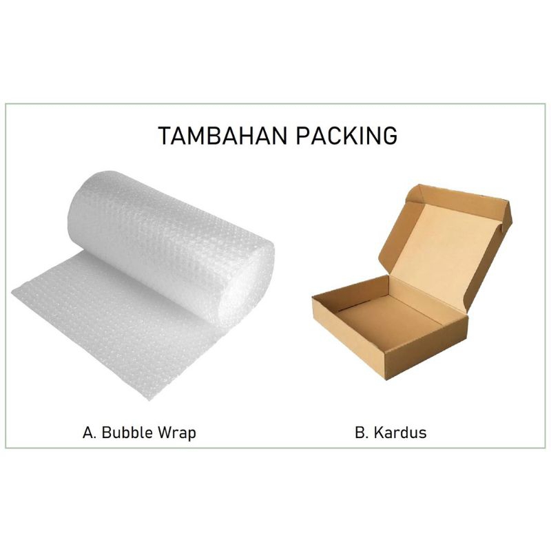 

Tambahan packing dus box karton ekstra safety armor paket