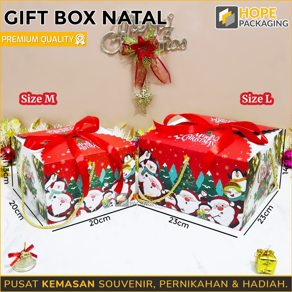 

GROSIR Kotak Gift Box Hampers Natal Pita Hampers Natal Kotak Natal Kotak Kue Toples Edisi Natal Box Kado Gift Box Souvenir Christmas Kotak Hadiah Natal