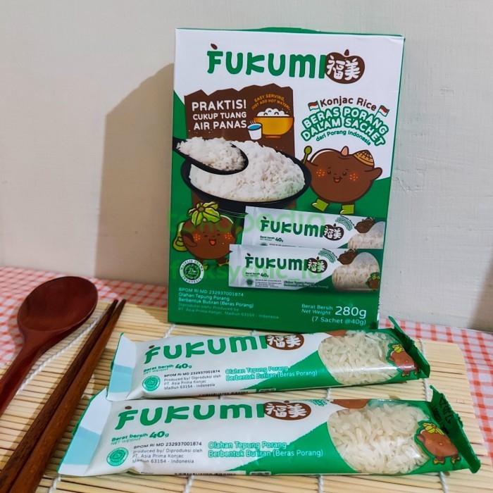 

JKL Fukumi beras porang sachet 280gr isi 7sachet-box