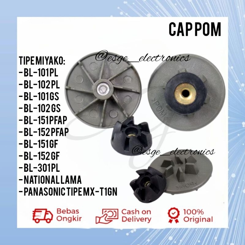 POM KONEKTOR PIRINGAN BLENDER MIYAKO PANASONIC MASPION PANASONIC MODEL LAMA LUBANG DRAT BESAR