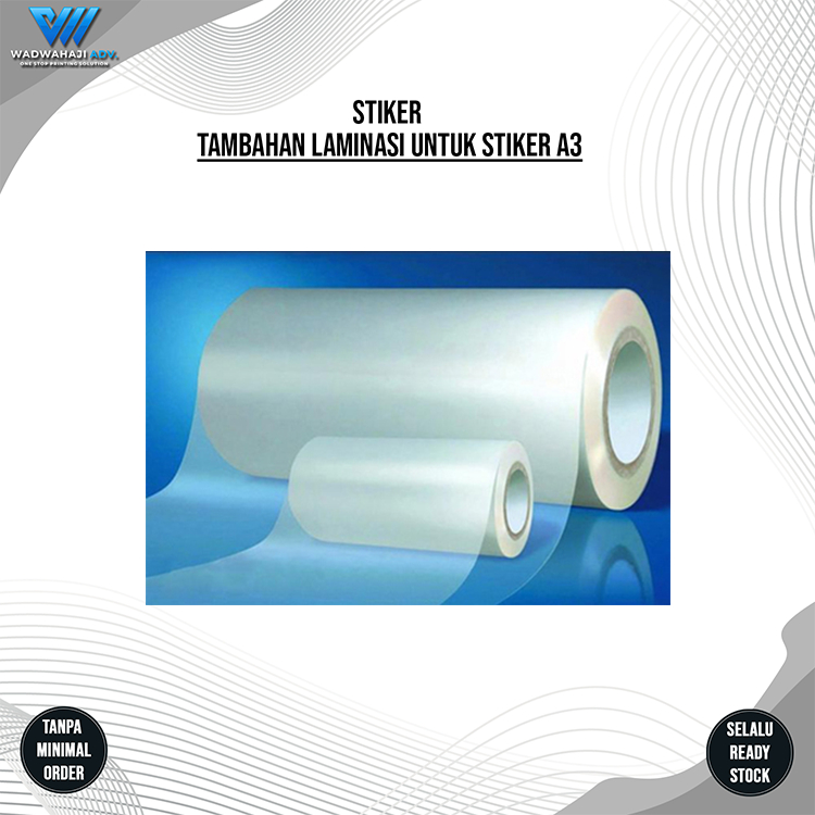 

Tambahan Laminasi Untuk Stiker A3+