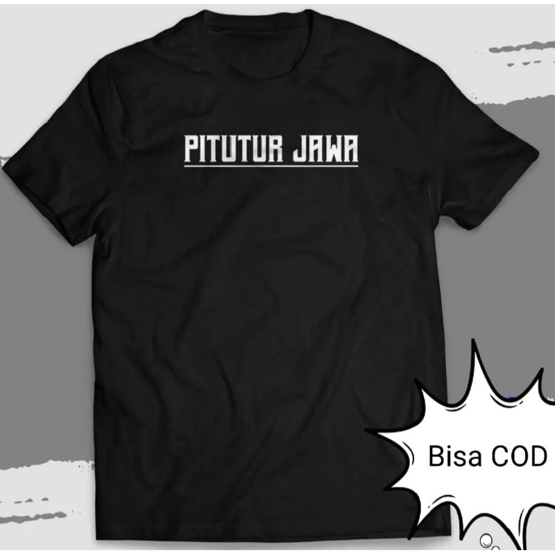 KAOS PITUTUR JAWA | T-SHIRT PRIA DEWASA DISTRO