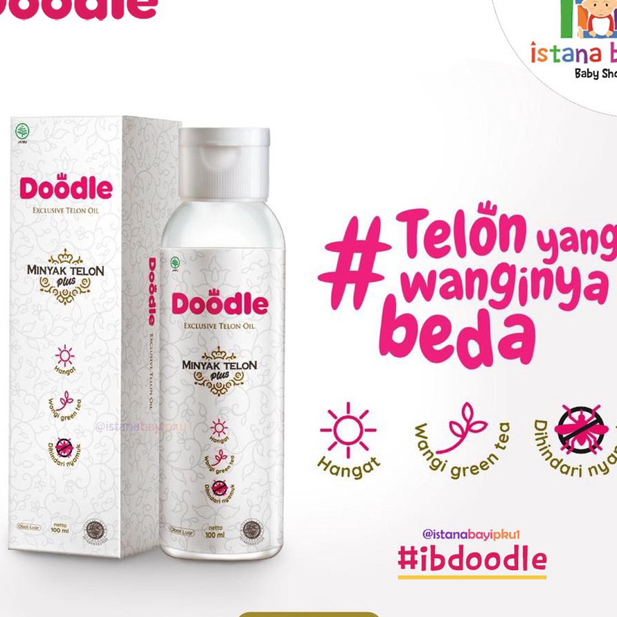 

Sale Doodle Telon oil 1 ml Minyak telon bayiBaby telon oil