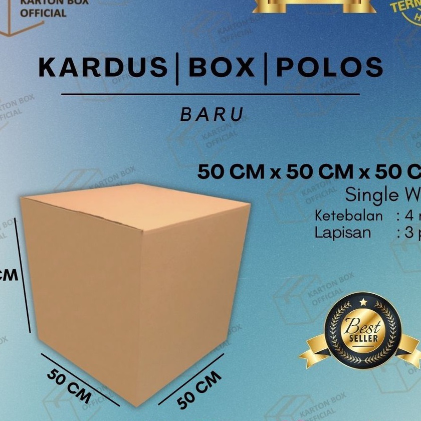

Termurah Kardus Karton Box Besar 5x5x5 CM Kotak Dus Pindahan Tebal Polos