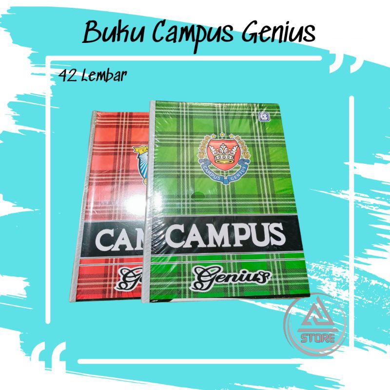 

BUKU TULIS CAMPUS GENIUS 42 LEMBAR 1 PACK 6 BUKU TULIS