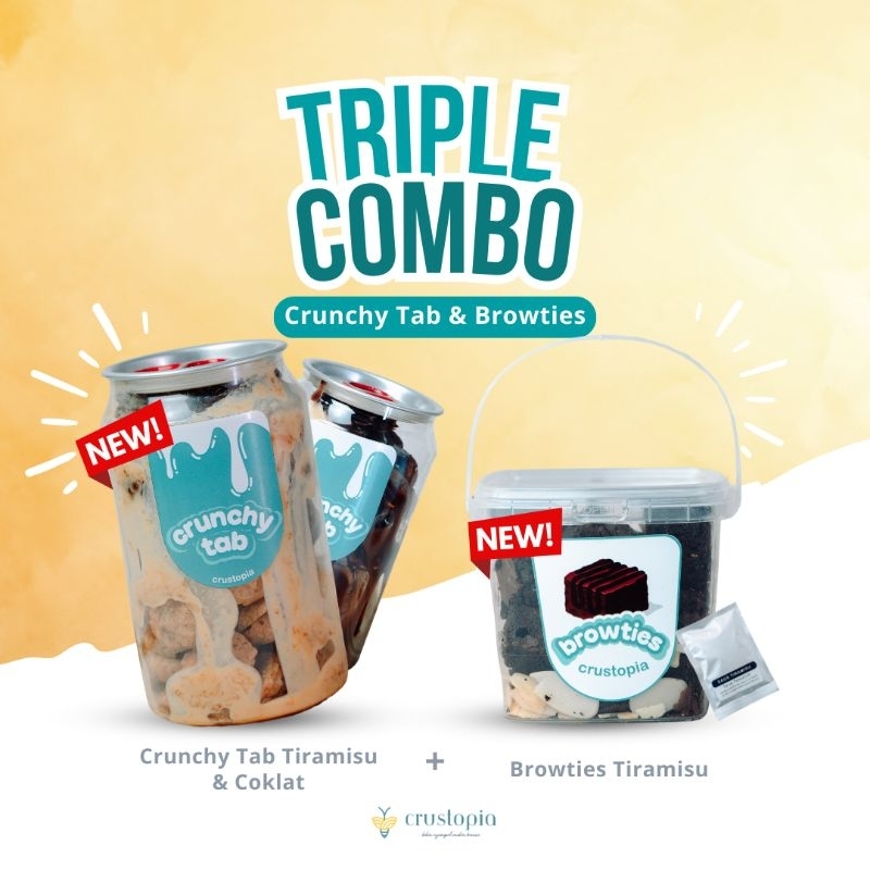 

CRUSTOPIA - TRIPLE COMBO (browties 1 & crunchytab 2)