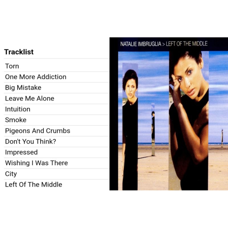 natalie imbruglia vcd left of the middle