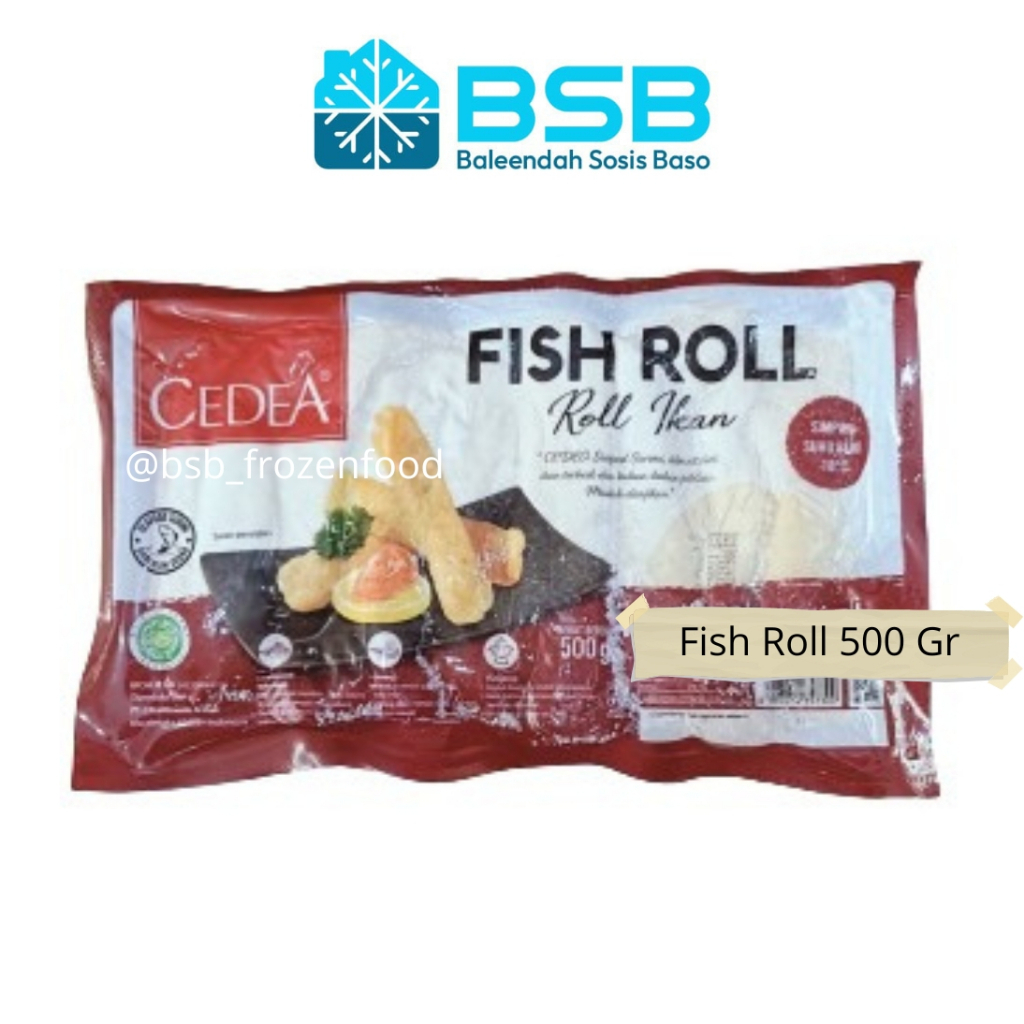 

Cedea Fish Roll / Naget Ikan Gulung / Ikan Olahan Frozen Food Makanan Beku