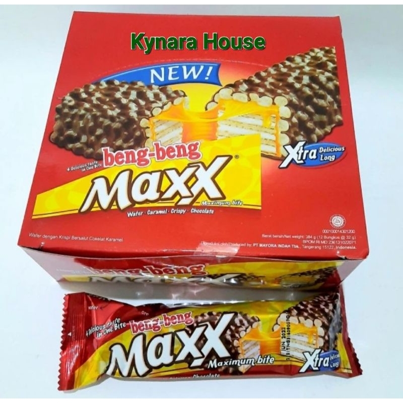 

Beng Beng Maxx Wafer Chocolate Box 12x32gr