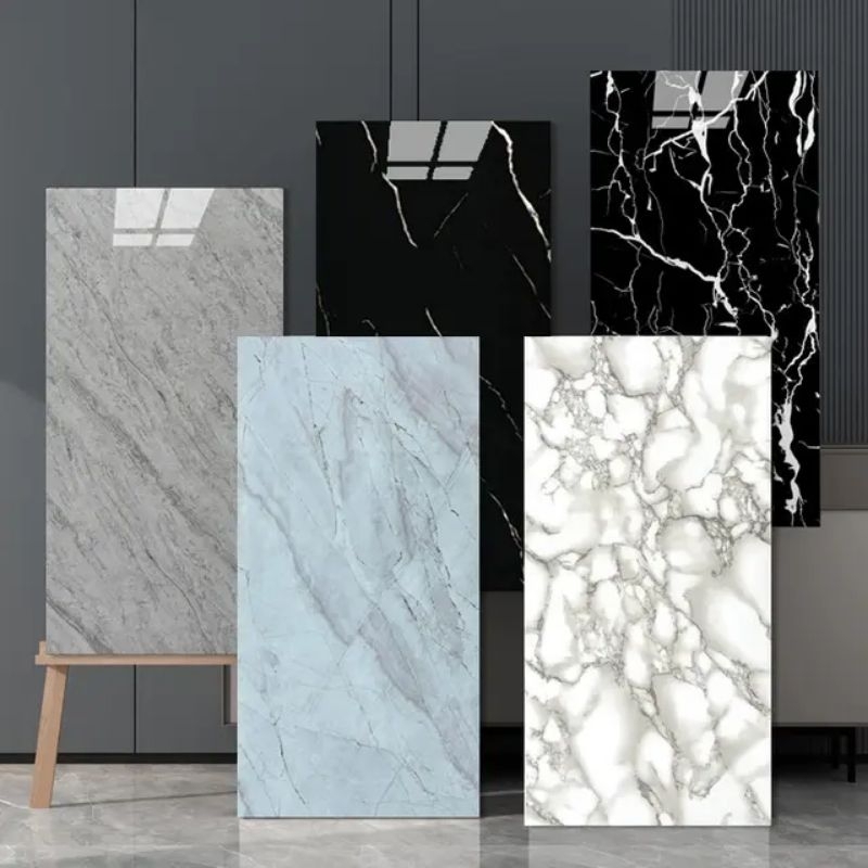 10 Pcs Wallpaper Dinding 30 × 30 cm Wallpaper Vinyl Marbel Granit