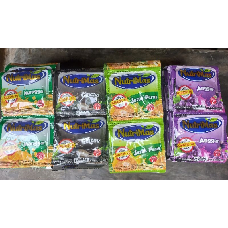 

Nutrimas,Cocorio,marimas 1renceng isi 20pcs