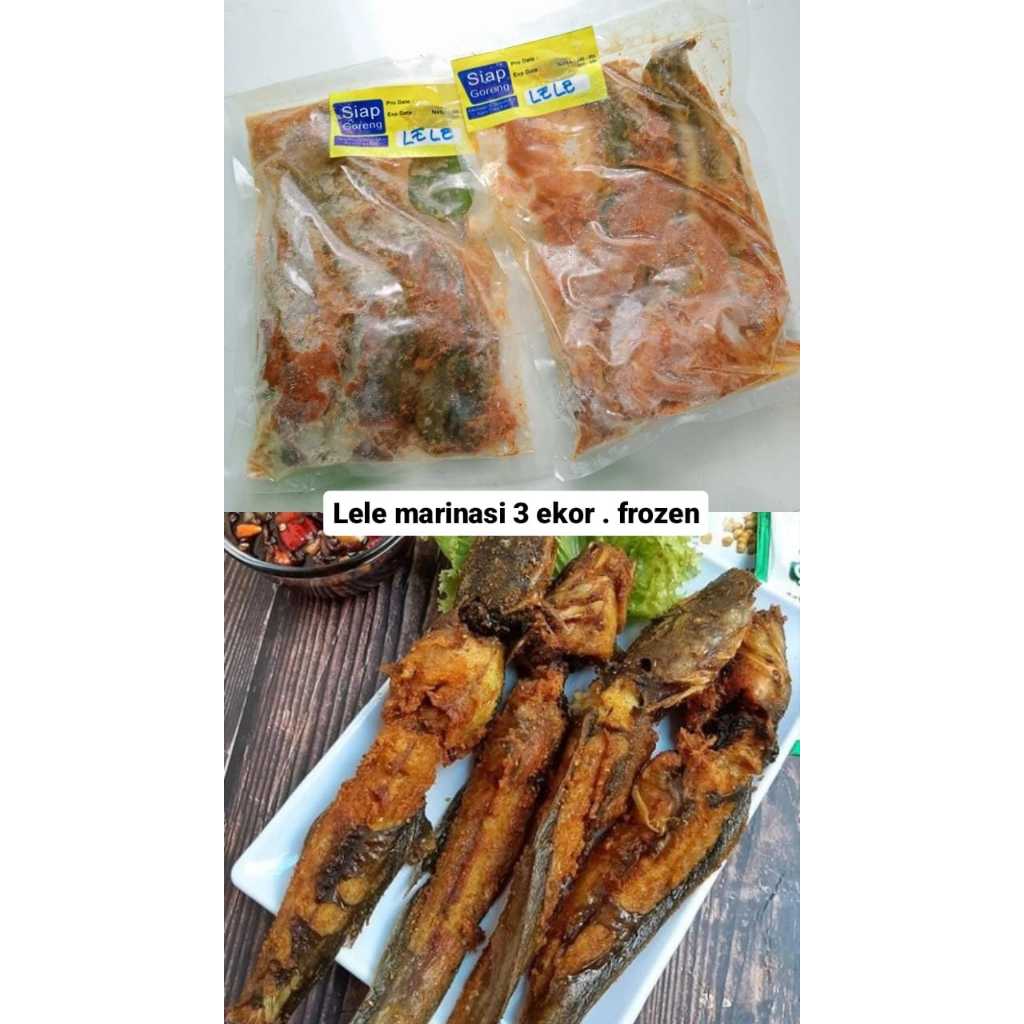 

Ikan lele marinasi bumbu kuning 300-350gram 3-4 ekor frozen siap goreng