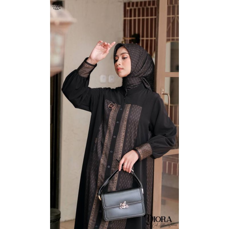 ready siap kirim//sarimbit diora aden hijab// gamis only stok terbatas