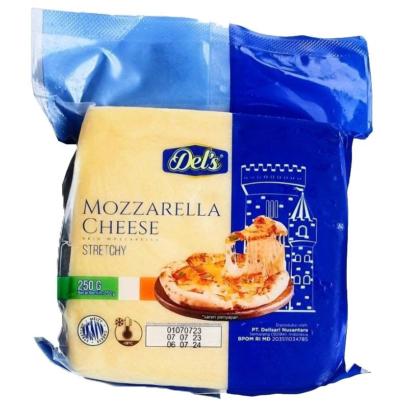 

DELS keju mozzarella 250gr (instant/sameday)