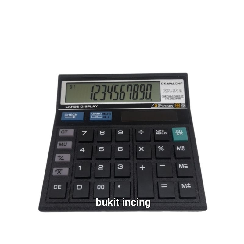 

Kalkulator Dagang Digital 12 Digit Kawachi KX 512 Cocok untuk Warung
