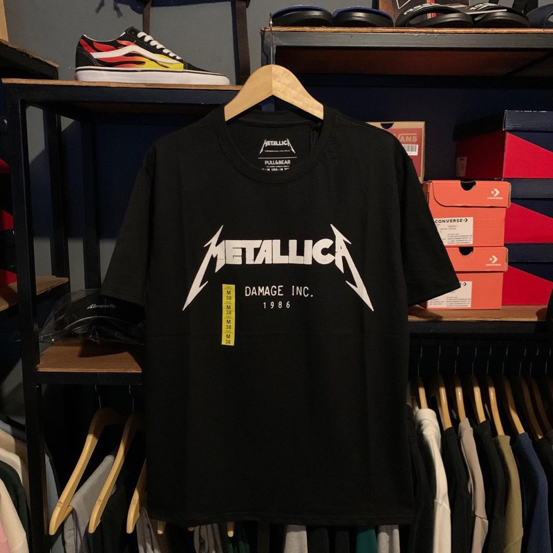 T-shirt Pull&Bear Metallica // The Beatles // Nirvana Beige // T-SHIRT PNB original