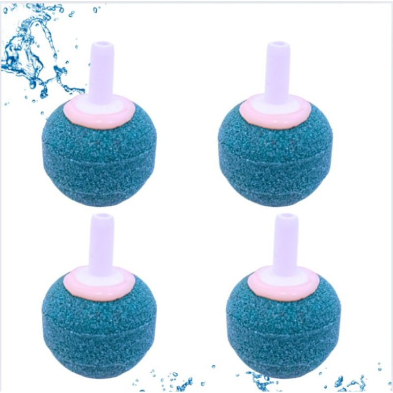 Batu Aerator Aerasi / Airstone Pemecah Gelembung Udara Airstone BULAT BAKSO 2,5CM