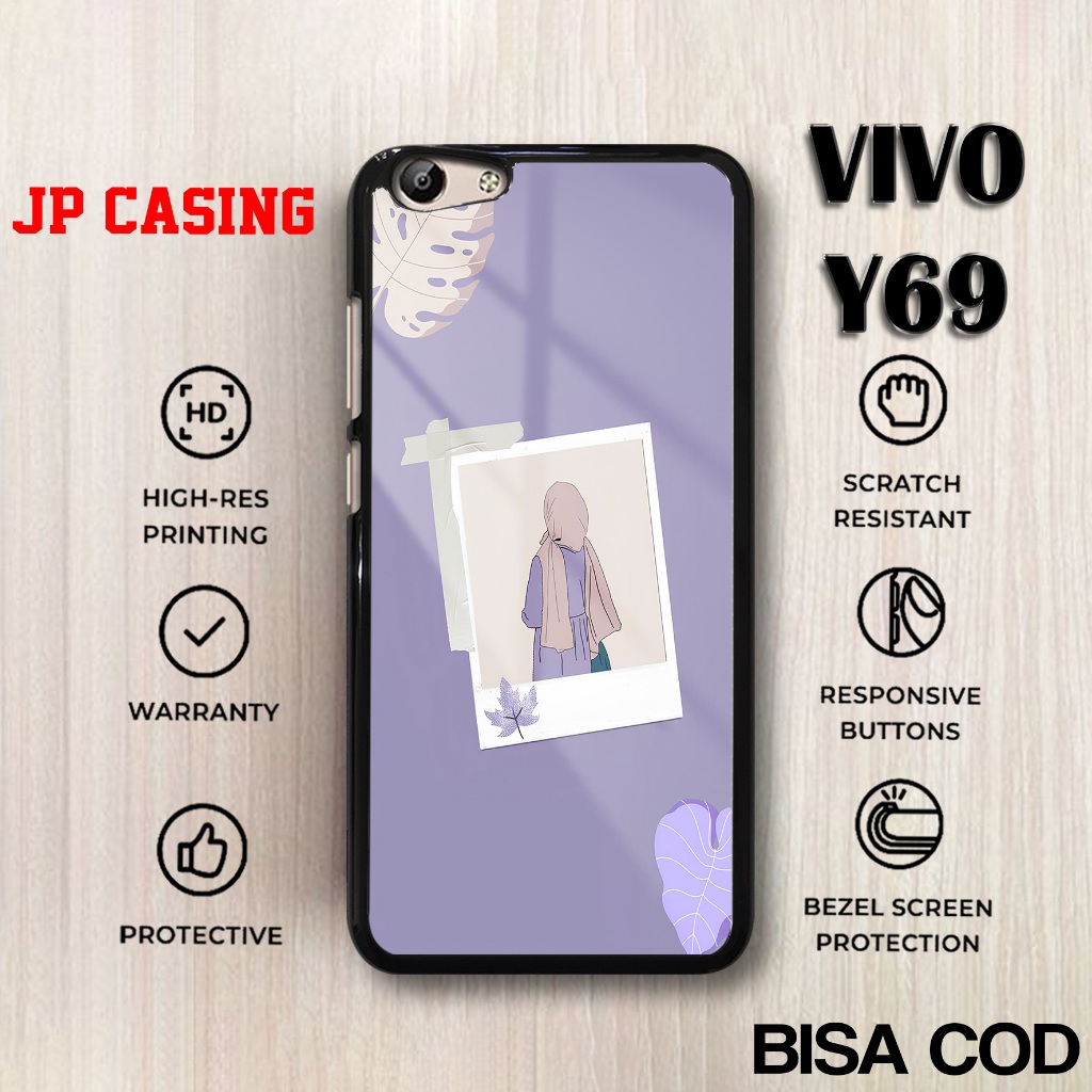 Case Vivo Y69 Terbaru - Casing Vivo Y69 - Motif Hijab - Softcase Vivo - Hardcase Premium Glossy - Ca