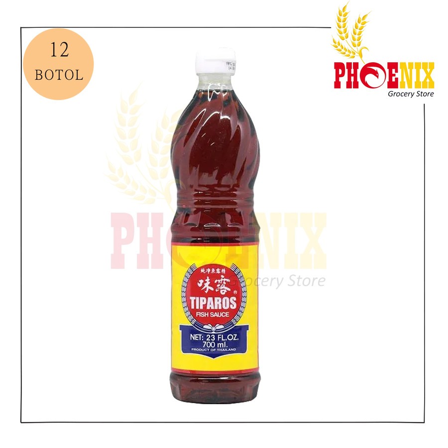 

Tiparos fish sauce kecap ikan 12 botol @700 ml
