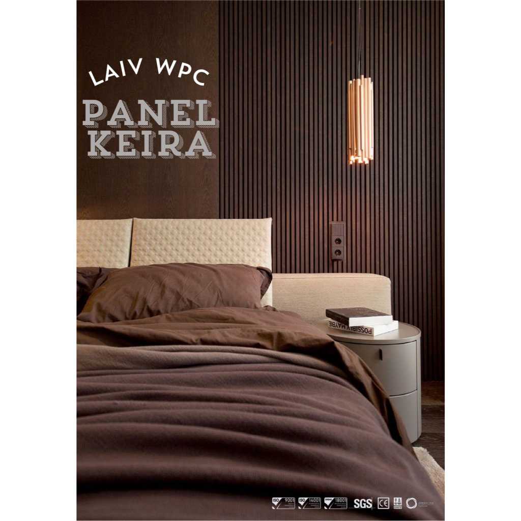 WPC Panel Wood Panel KEIRA - Wall Panel Dekorasi Dinding Fluted