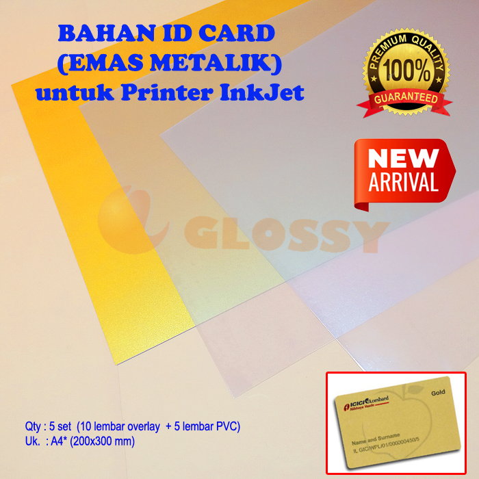 

PVC BAHAN ID CARD ISI 5 SET