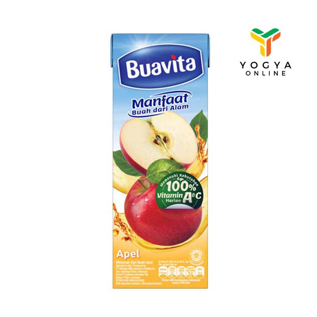 

Buavita Juice Apel 250 Ml