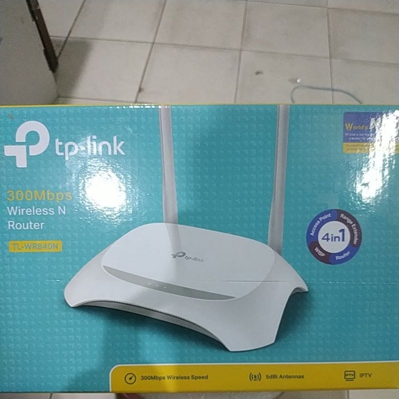 TP-LINK TL- WR840N/ WIRELESS ROUTER TP-LINK TL - WR840N 300MBPS