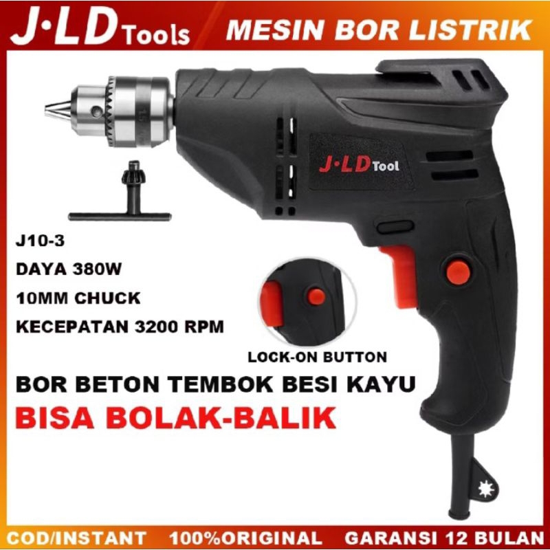New BOR JLD 10-3 MESIN BOR LISTRIK 10MM TIPE J10-3 by JLD TOOLS