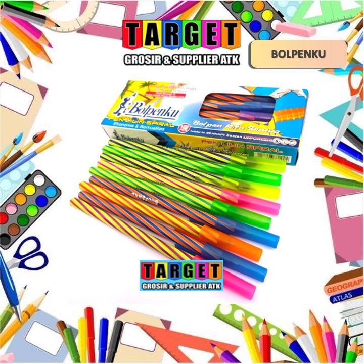 

BOLPENKU / PULPEN LILIN / PULPEN ULIR / BALLPOINT (12pcs)