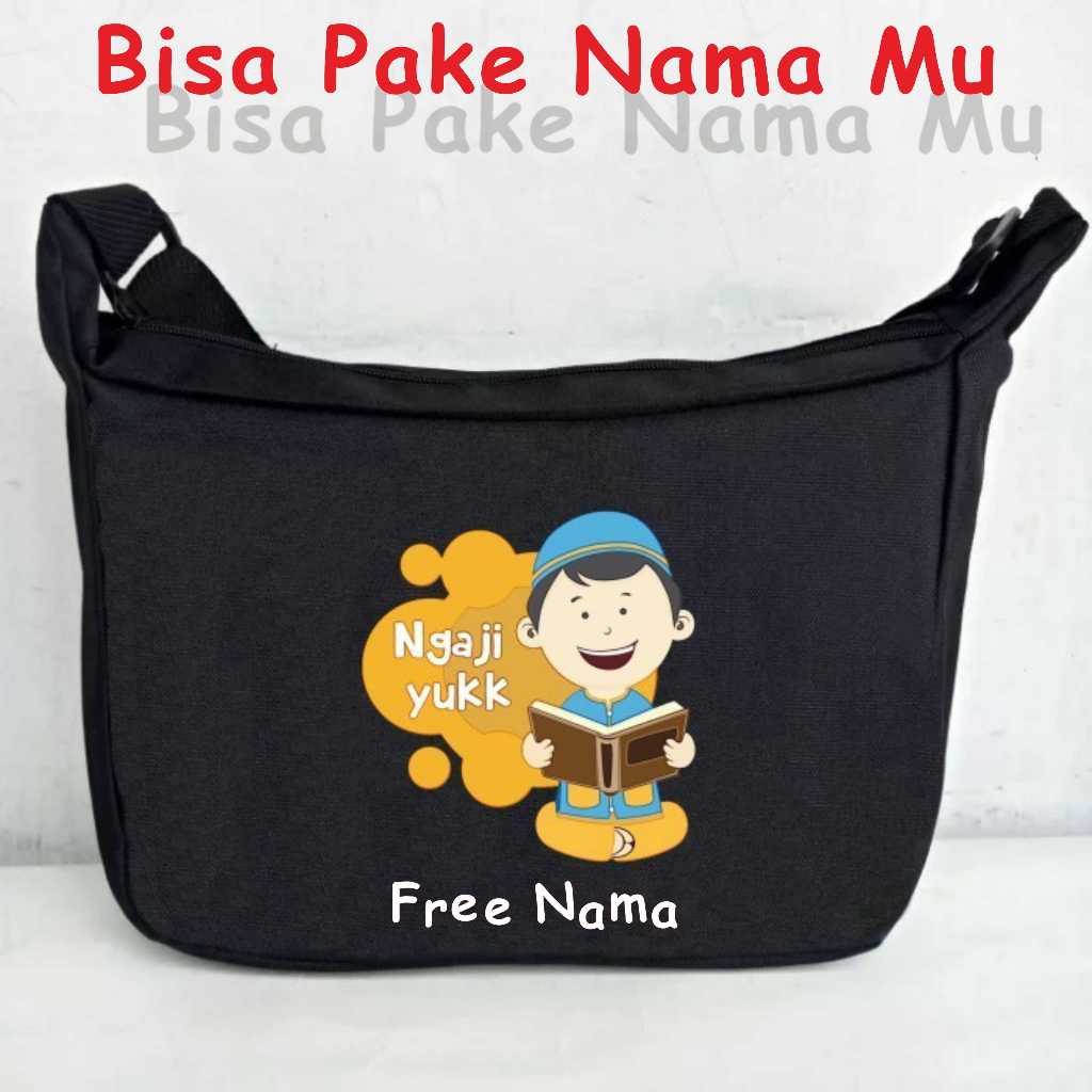 Tas Selempang Anak Laki Perempuan Untuk Ngaji Alquran Iqro Murah mura terbaru