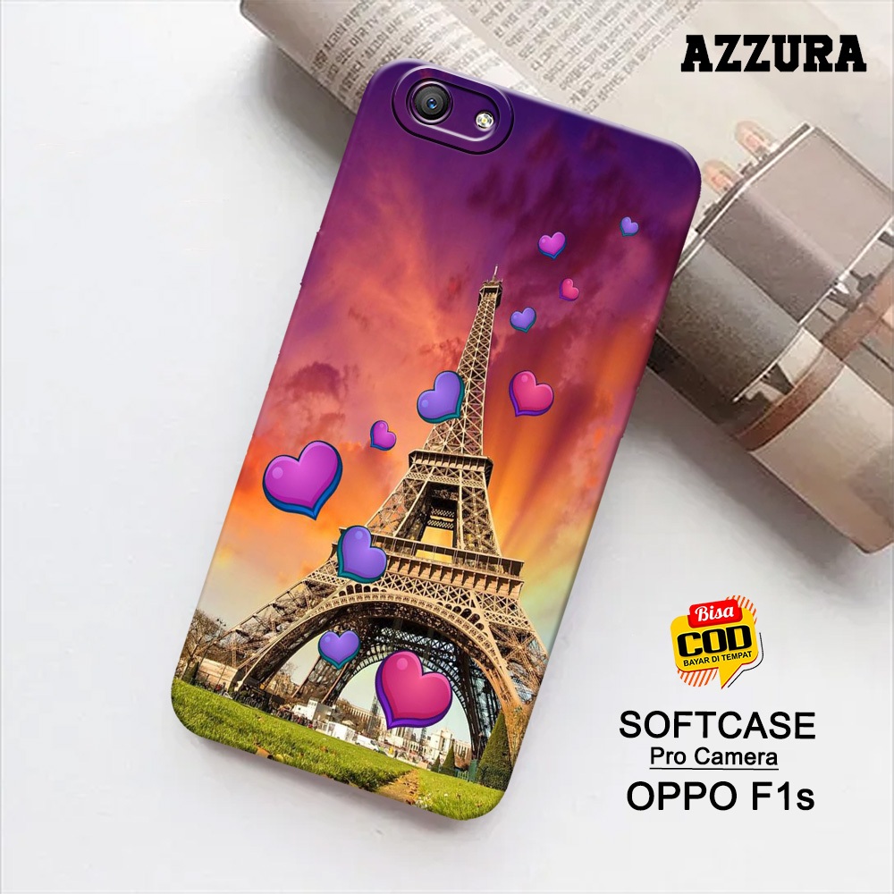 AZZURA - Softcase Oppo F1s Terbaru - Paris Case - Case Oppo F1s Terbaru - Casing Hp Oppo F1s Terbaru