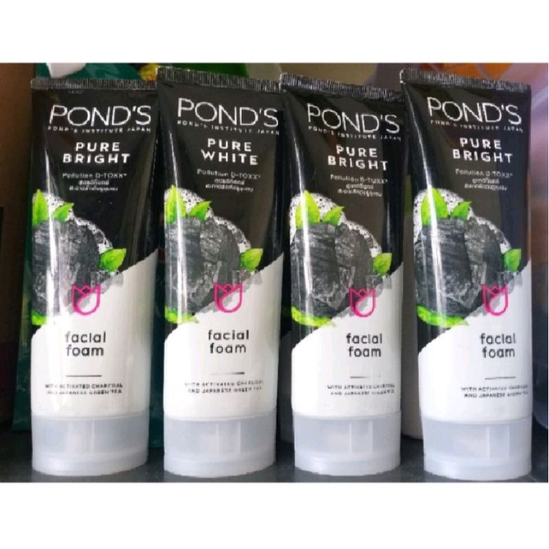 ponds facial foam 100 ml // ponds pure bright 100ml // ponds bright beauty 100ml