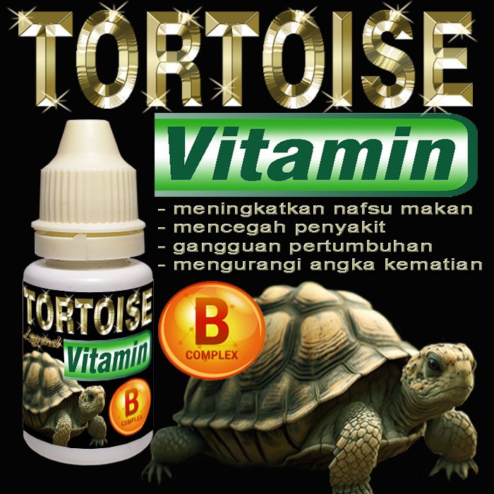 TORTOISE VITAMIN CAIR LIQUID MULTIVITAMIN SUPLEMEN KESEHATAN KURA-KURA DARAT TORTO MENCEGAH PENYAKIT