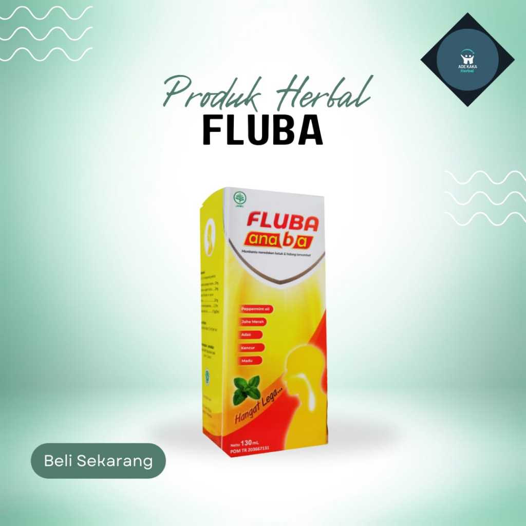 Fluba Anaba Meredakan Batuk Filek Anak