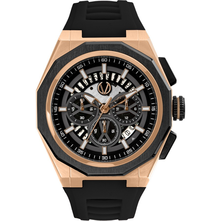 Christ Verra CV 12189G-38 BLK Jam Tangan Pria Original